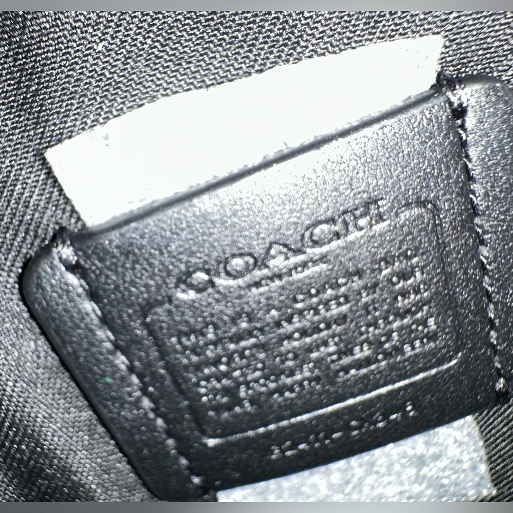 NWT COACH BLACK CAT AND MOON ZIP AROUND COIN CASE - Picture 3 of 6